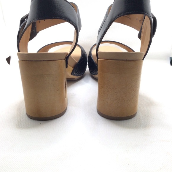Dansko Womens Odele Black Tumbled Calf Block Heeled Sandals Size 40 (9.5-10 US) - Picture 10 of 12